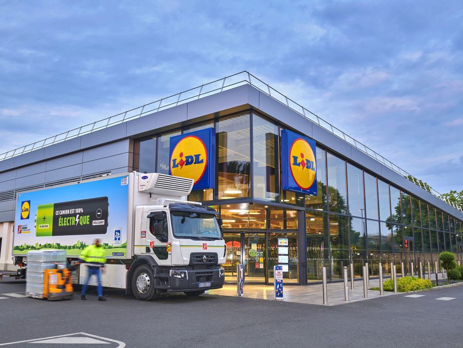 Camion électrique Renault - LIDL - Jacky PERRENOT Camion électrique Renault - LIDL - Jacky PERRENOT
