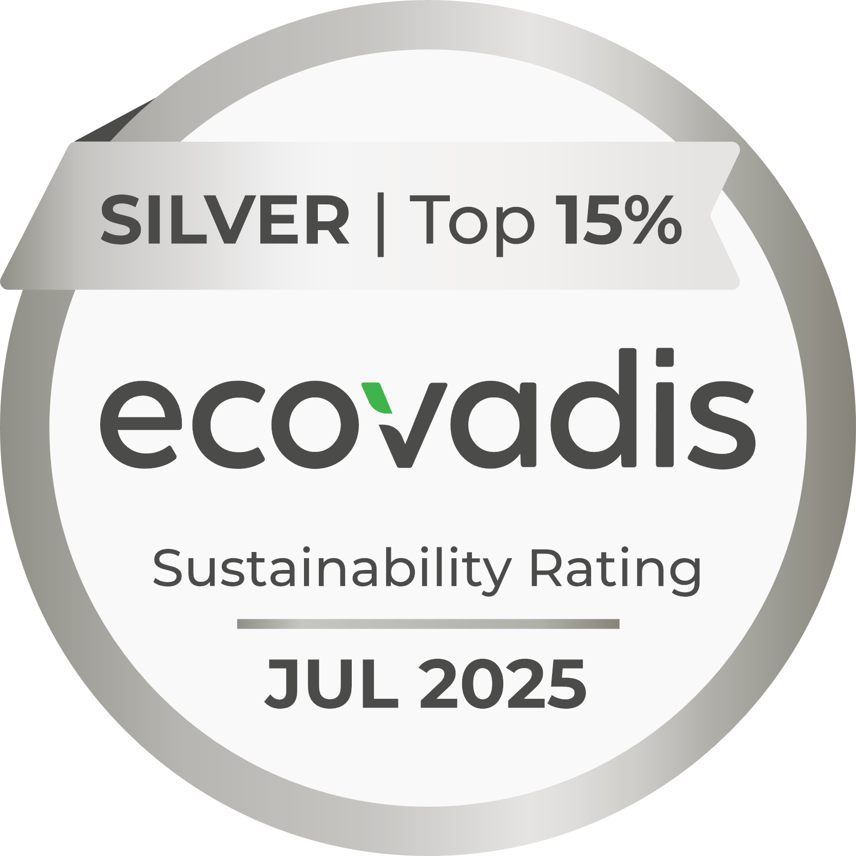 médaille argent ecovadis 2025